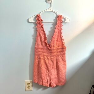 Forever 21 embroidered romper